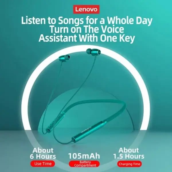 Lenovo HE05X Bluetooth Neckband